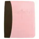 HOLY BIBLE: KING JAMES VERSION, CHOCOLATE/PINK ULTRASOFT, THINLINE BIBLE