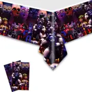 2pk Five Nights At Freddys Tablecloth Fazbear Pizza Party Birthday Gift Holiday