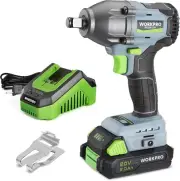 Powerful Cordless Impact Wrench 20V - 370 ft-lbs Torque, Lightweight & Versatile