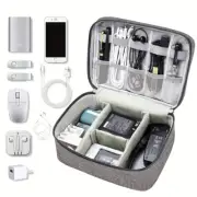 Waterproof Electronics Organizer Bag for Cables, Chargers, and Accessories