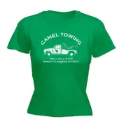 Camel Towing - Funny Novelty Womens T-Shirt T Shirt Tshirt