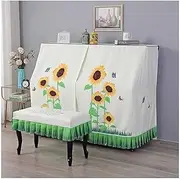 Grand Piano Cover, Upright Piano Dust Cover Withprinted Fabric Cartoon Piano Cover Dust Cover, Home Piano Dust Cover with Stool Cover Universal (Color : F, Size : with Double Bench Cover)