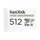 SanDisk 512G 監視器專用記憶卡 HIGH ENDURANCE 高耐久 MicroSDXC V30 U3 4K