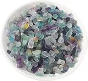 Beitmax Polished Fluorite Gravel Rocks Bulk 2.2 Lb/1000g, Mini Polished Fluorite Tumbled Gravel Small Decorative Pebbles for Crafts, Vases Filler, Succulent Plants, Plants Decor,3~5mm1000g