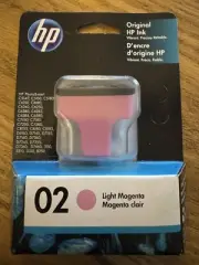 Genuine HP 02 Light Magenta Ink Cartridge HP C8775W (NEW/Factory Sealed)