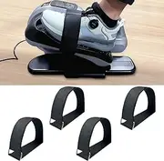 4 Pcs Ellipse Leg Exerciser Machine Pedal Straps, Suitable for Under Desk Elliptical Peddler Foot & Leg Pedal Exercixer for Fitness Home Sports Accessories.