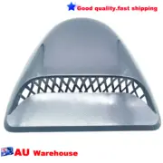 Universal Carbon Fiber Car Decorative Air Flow Intake Hood Scoop Vent Bonnet Cov