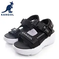 在飛比找蝦皮商城優惠-KANGOL 英國袋鼠 涼鞋 6022230220 黑色 女