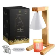Electric Candle Warmer Lamp w/Timer - Dimmable Lamp for Jar Candles w/Auto Sh...