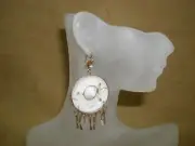 RARE VINTAGE "NEW OLD STOCK" MEXICO ROSE GOLD FILLED LUCITE SOMBRERO EARRINGS!