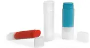 200 sets .15 oz OVAL chapstick LIP/balm TUBES with lids - Natural