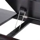 AU Portable Bamboo Folding Adjustable Computer Desk Table Laptop Stand For Sofa