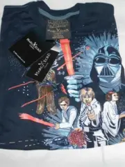 Vintage New Star Wars Marc Ecko T Shirt A New Hope Jedi Darth Vader Size M S161