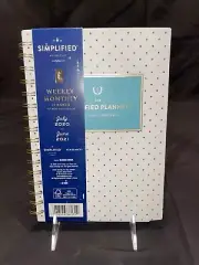 New Simplified Weekly Monthly Planner - Happy Dot - July 2020 - June 2021 6”x8”