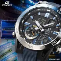 在飛比找momo購物網優惠-【CASIO 卡西歐】EDIFICE 藍牙 碳化鈦鍍膜錶圈 