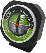 iplusmile Car Inclinometer Level Lighted Car Compass Vehicle Compass Clock LED Car Compass for Car Auto Compass Tilt Gauge Car Mini Compass Vehicle Inclinometer Level Automobile Compasses