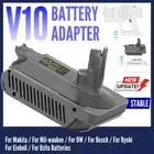 Adapter for Makita for Ozito 18V Battery to for Dyson V10 Vacuum Cleaner FT