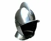 Medieval Knight Armour Gothic Burgonet Helmet