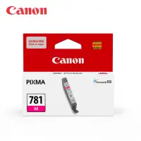 在飛比找momo購物網優惠-【Canon】CLI-781M 原廠標準容量紅色墨水匣