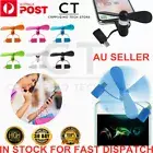 3 In 1 Portable Cell Phone USB Mini Fan For iPhone Android TypeC Mobile Model oz