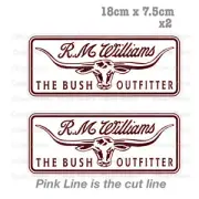 R.M Williams - The Bush Outfitter Logo Decal Sticker