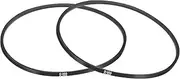 uxcell 2Pcs O-850 O Type V-Belt 850mm/33.5" Inner Length x 0.39" Width x 0.24" Height, O-Type Closed-Loop Rubber Transmission Belt