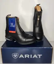 Ariat Womens Devon Nitro Zip Paddock Boot - Size 5.5 B (Medium) Black Western