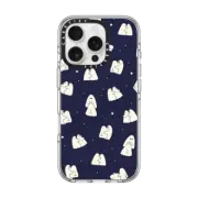 iPhone 16 Pro Clear Case MagSafe Compatible Ghost Lovers by Joce Cova