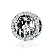 925 Sterling Silver Family Charm Bracelet Beads