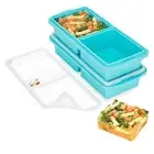 Silicone Freezer Tray with Lid - 2-Cup Tray for Freezing Soup, Stews,7053