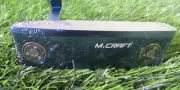 New LH Mizuno M. Craft OMOI 02 Blue Ion Putter, 34", Headcover, w/Weight Kit