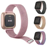 Milanese Loop Mesh Wrist Watch Band for Fitbit Versa 2 1 Stainless Steel Metal Strap