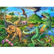 Puzzles for Ages 4-8 Year Old,100 Piece Dinosaur Jigsaw Puzzle for Children L...