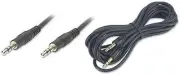 New 6ft 3.5mm 1/8 Mini Plug Male to Male Stereo Audio + IPOD Cable Headphones
