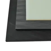 BuyPlastic Black Nylon 6/6 Plastic Sheet 1/2" x 24" x 24"
