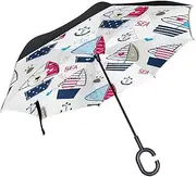 Double Layer Inverted Umbrella Cars Reverse Umbrella Cute Teddy Bear Ship Windproof UV Proof Travel Outdoor Umbrella