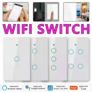 WiFi Switch Touch RF Light Wall Panel 1/2/3/4 Gang For Alexa Google Smart Home