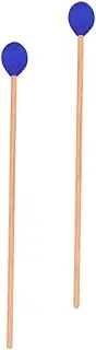 UPKOCH Performance Grade Marimba Mallets 2 Yarn Head Sticks for Tongue Drum Percussion Instruments