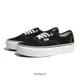 VANS 休閒鞋 AUTHENTIC PLATFORM 黑白 帆布 增高 基本款 女(布魯克林) VN0A3AV8BLK