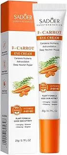 Carrot Eye Cream Anti Dark Circles Removal Eyes Bags Improves Dryness Moisturizing Firming Eyes Skin Care