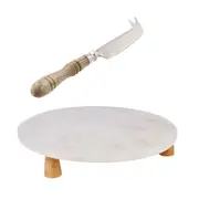 Academy Eliot Cheese Board and Knife Set Charcuterie Platter Serving Board