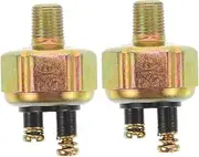 ZUNOXAZ 2pcs Hydraulic Brake Light Switch for Forklift Truck Agricultural Vehicles User Friendly High Efficiency Compatible Replacement Stop Lamp Switch