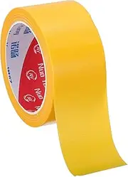 uxcell 2"x0.007" Bookbinding Tape, 22 Yard Cloth Bookbinding Repair Tape Book Binding Tape Self Adhesive for Repairing Old Books, Yellow