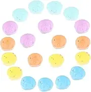 LIGIGWASH 20Pcs Silicone Flower Cake Molds Non Stick Muffin Cupcake Baking Tools Easy to Clean for Baking Muffins Treats Compact Lightweight Design