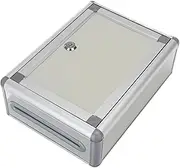 Letterbox Mailbox Dropbox Postbox Aluminum Alloy Mail Box Wall Mounted Mail Letter Post Box Storage Mailbox Outdoor Lockable Letter Box Mailboxes Post Box
