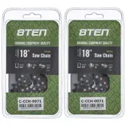 Ripping Chainsaw Chain 18 Inch .063 .325 68 DL for Stihl MS250 MS230 2 Pack