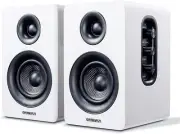 2.0 Computer PC Monitor Gaming Speakers, Dynamic 3D Surround Sound(White)