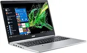 [acer] Aspire 5 Slim Laptop, 15.6" Full HD IPS Display, 10th Gen Intel Core i5-10210U, 8GB DDR4, 256GB PCIe NVMe SSD, Intel Wi-Fi 6 AX201 802.11ax, Fingerprint Reader, Backlit KB, A515-54-59W2, Silver