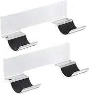 xioaue 2PCS Hair Dryer Holder Wall Mounted Hair Straightener Dryer Hair Stand Bathroom Organizer Shelves Washroom Organization