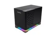 InWin A1 Prime Tempered Glass Mini Tower Mini-ITX Case with 750W Power Supply - Black [A1 PRIME-BLACK]